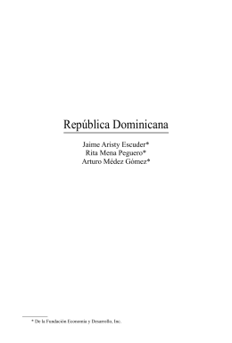 República Dominicana - Comisión Económica para América Latina