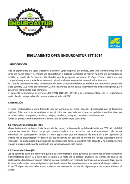 Reglamento Open Enduroastur 2014