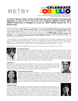 A month of Hispanic Talent, Culture & LGBT Pride kicks off at The