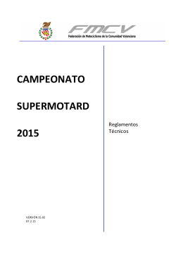 CAMPEONATO SUPERMOTARD 2015
