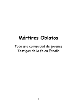 Mártires Oblatos - Obispado de Alcalá de Henares