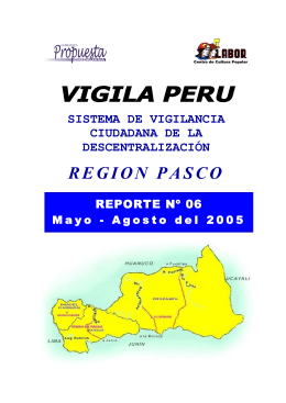 Región Pasco - Grupo Propuesta Ciudadana