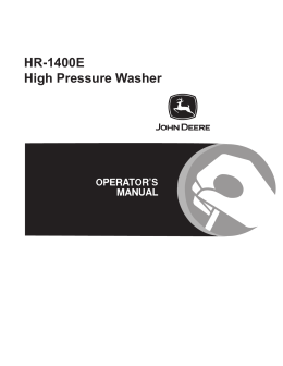 HR-1400E High Pressure Washer