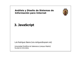Tema 3. JavaScript - Luís Rodríguez Baena