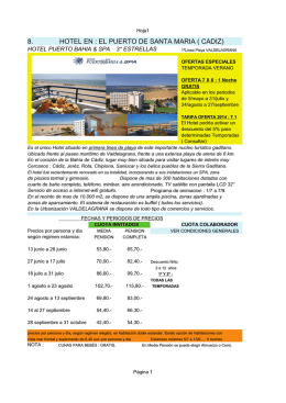 8. HOTEL EN : EL PUERTO DE SANTA MARIA ( CADIZ)