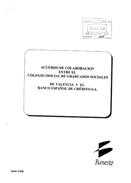 acuerdo de colaboracion entre el colegio oficial de graduados