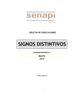 SIGNOS DISTINTIVOS