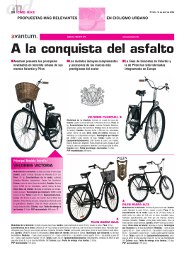 A la conquista del asfalto