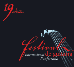 festival internacional de guitarra