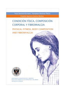 condición física, composición corporal y fibromialgia