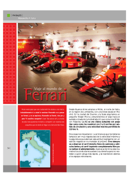 Viaje al mundo Ferrari