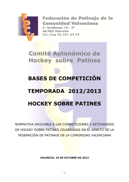 bases competicion hockey patines 2012-13