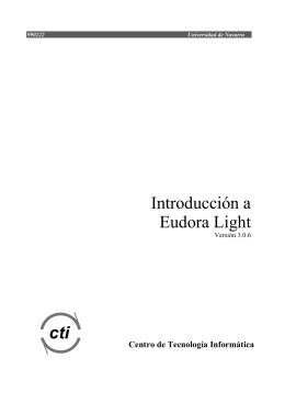 Introducción a Eudora Light cti