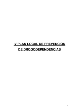 IV plan local de prevención de drogodependencias 2011-2015