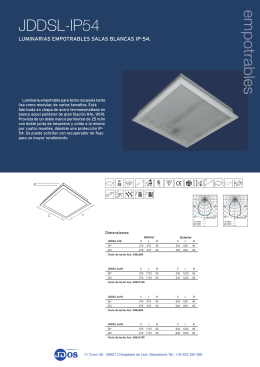 empotrables JDDSL-IP54