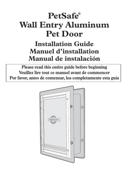 PetSafe® Wall Entry Aluminum Pet Door