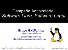Software Libre, Software Legal