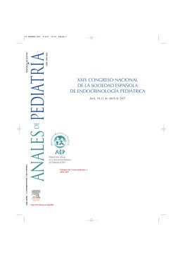 Congreso SEEP 2007 - Sociedad Española de Endocrinología