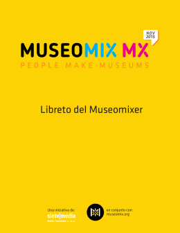 Libreto del Museomixer