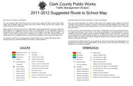 Clark County Public Works 2011-2012 Suggested Route to School