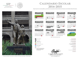 Calendarios y Horarios