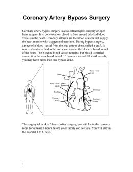 Coronary Artery Bypass Surgery - Spanish