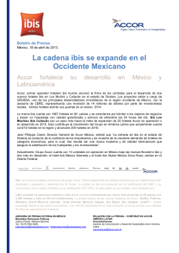 La cadena ibis se expande en el Occidente Mexicano