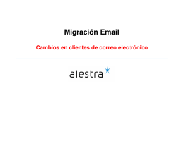 Migración Email