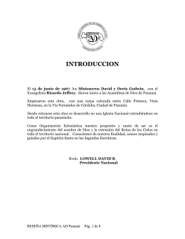 reseña historica del nacimiento de las asambleas de dios