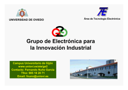 Grupo de Electrónica para la Innovación Industrial