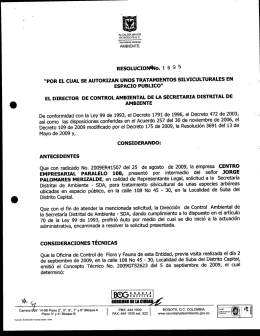 RESOLUCION“NO. 1 8 9 5 - Secretaría Distrital de Ambiente