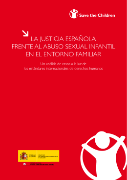 la justicia española frente al abuso sexual infantil en el entorno