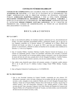 Licitación Pública Internacional 29021002-004