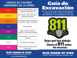 Guía de Excavación - Blue Stakes of Utah