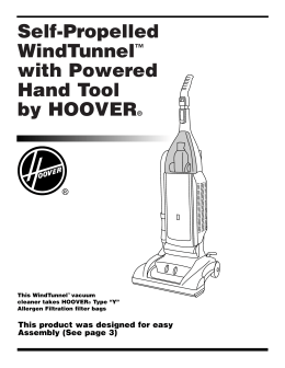 Self-Propelled WindTunnel™ with Powered Hand Tool by HOOVER®