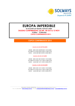 EUROPA IMPERDIBLE