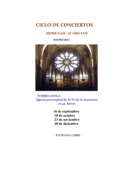 "Homenaje al órgano". - Museo Diocesano de Santillana