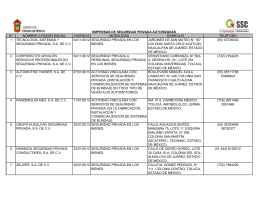 empresas de seguridad privada autorizadas