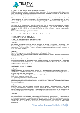 Legislación del taxi