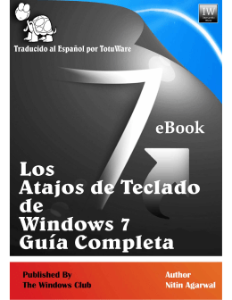 Los atajos de teclado de Windows 7′, traducido al
