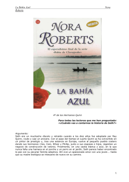 La Bahía Azul Nora Roberts - Escuela Latinoamericana ELA