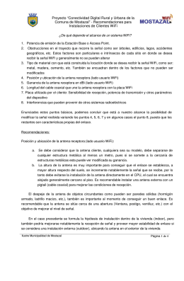Proyecto “Conectividad Digital Rural y Urbana de la Comuna de