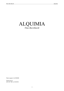 Alquimia - Titus Burckhardt