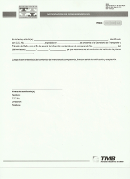 En la fecha, eI/Ia Sr(a): , identificado