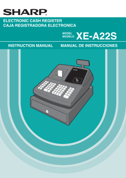 XE-A22S Instruction Manual - Control Business Systems Home Page