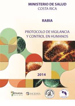 Rabia. Protocolo de vigilancia y control en humanos, 2014