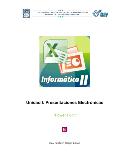 Unidad1: Power Point