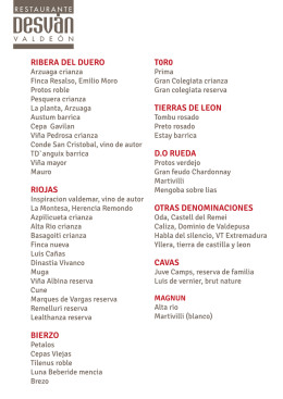 RIBERA DEL DUERO Arzuaga crianza