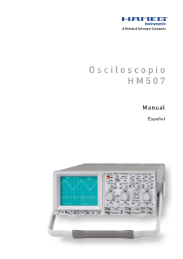 Osciloscopio HM507