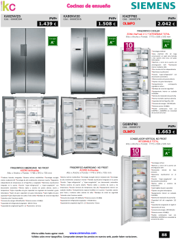 SIEMENS Catalogo N 14 Cocinas de Ensueño